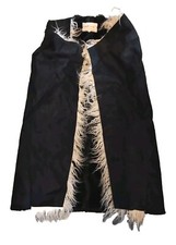 River Island Armless Faux sheep skin fur Jacket cream & Black UK Size 10