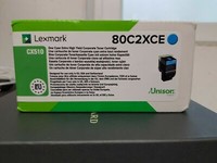 Original Lexmark 802Xce 80C2XCE Toner Cyan Blau CX510 802XC 80C2XC0 A-Ware