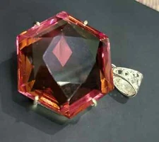 Certified 70 Ct+ Natural Zultanite 7 Color Pendant 925 Silver Loose Gemstone