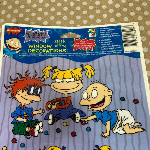 Vintage Rugrats Nickelodeon Static Cling Window Decorations 1997 - Picture 2 of 3