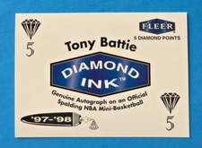 1997-98 FLEER 5 POINT DIAMOND INK BASKETBALL CARDS - COMPLETE YOUR SET