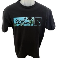 LOCAL MOTION Hawaii Aloha Tropical Surf Islands Tee Shirt Men M Medium