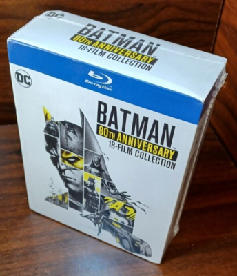 Batman: 80th Anniversary 18-Film Collection (Blu-ray)NEW-Free Box