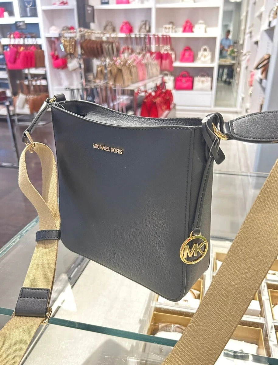 Michael Kors Jet Set Travel Small North South Crossbody Bag Purse 