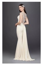 wedding dress size 0 Galina Signature collection David  s Bridal