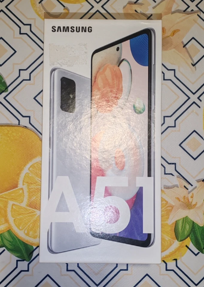 Smartphone Samsung galaxy A51 come nuovo, 128 GB+4GB, dual sim, Argento - Immagine 3 di 4