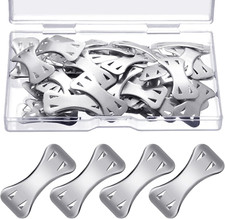 Tondiamo 50 Pieces Bandage Clips Only Bandage Wrap Clips Bandage Metal Clips Alu