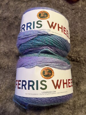 Lion Brand Ferris Wheel Yarn 2 Cotton Candy