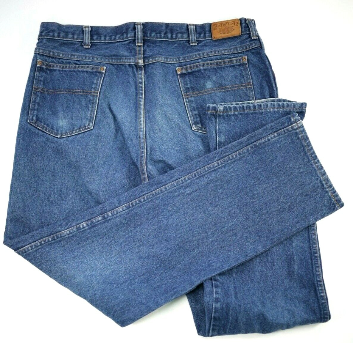 Vintage Lands End Square Rigger Mens Jeans Size 38 Made in USA 38x34 eBay