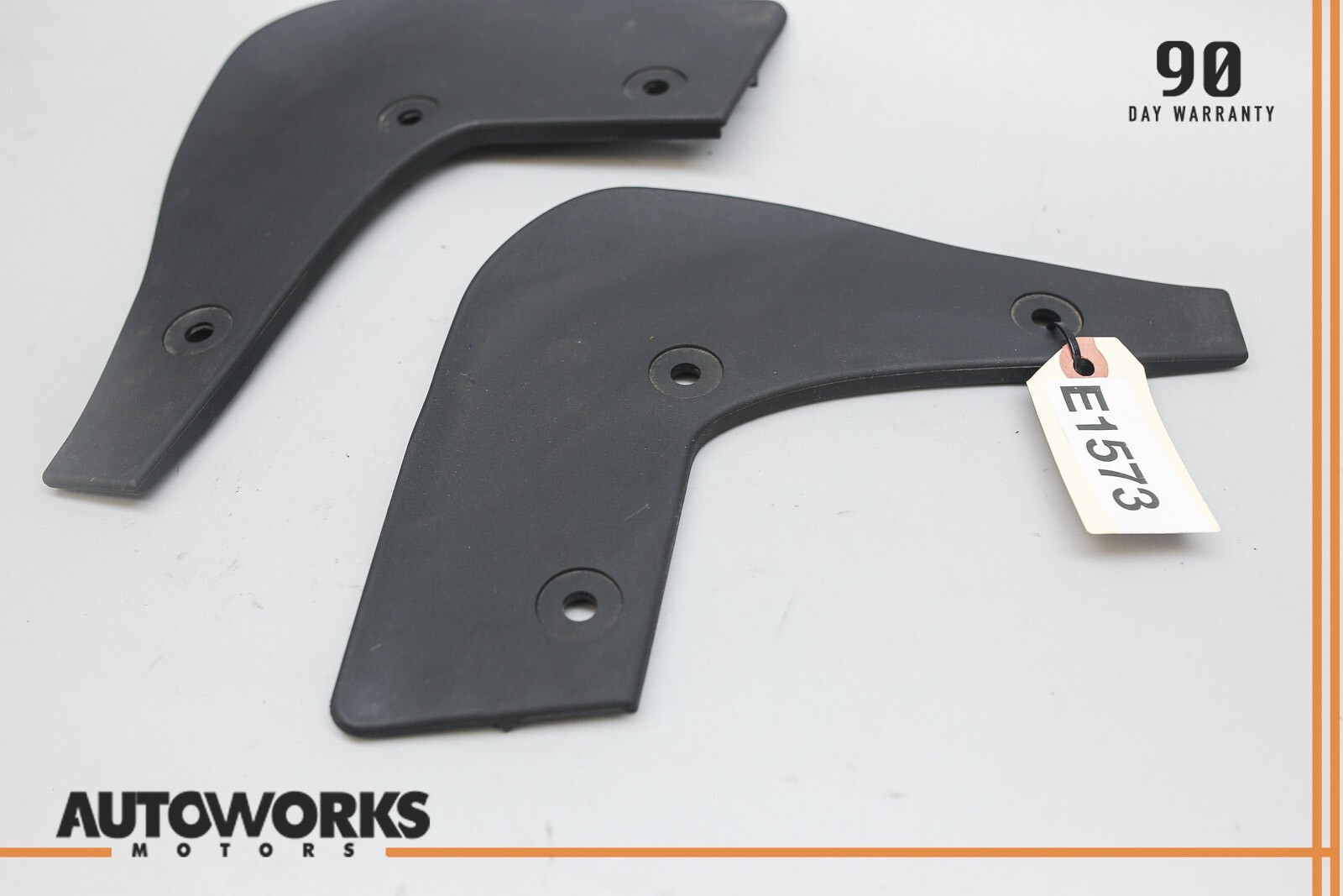 04-08 Maserati Quattroporte Front LH & RH Wheelarch Splash Guard Cover Pair OEM