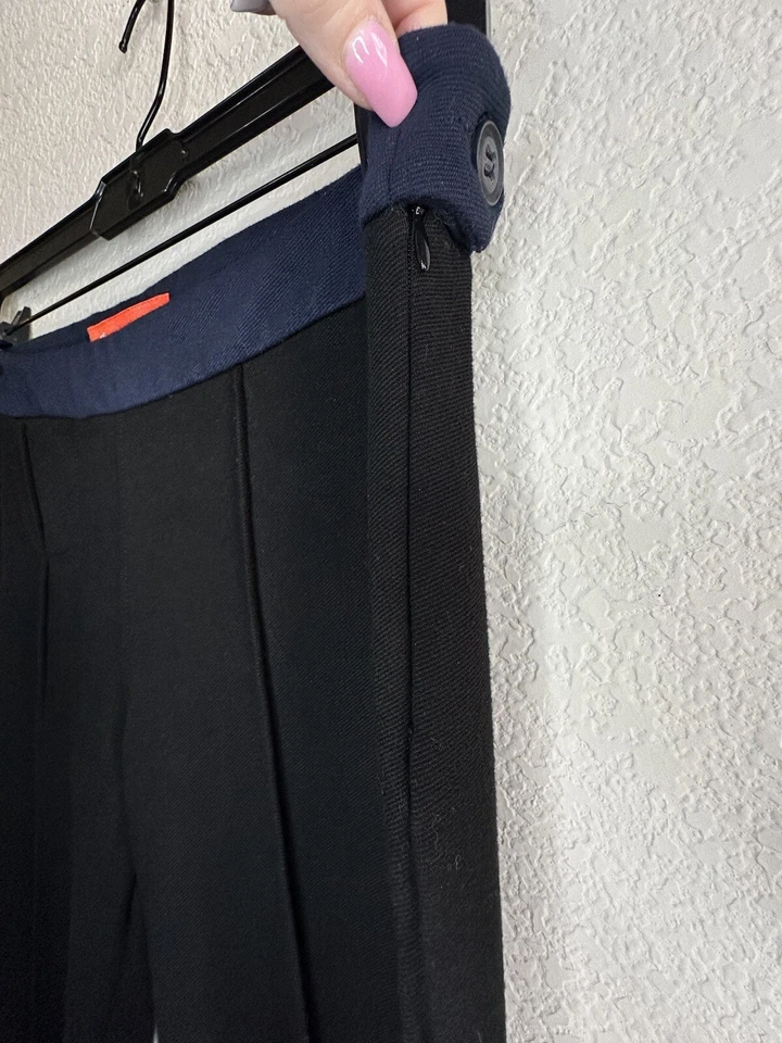 Anthropologie CARTONNIER Negro Azul Polo Montar Pantalones Leggings Pantalones Talla 6 Foto 4 de 4