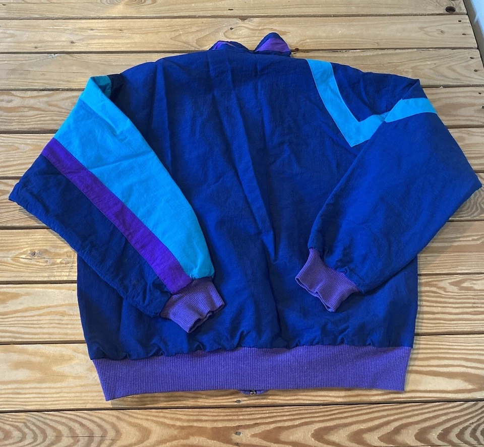 The shirt company Chaqueta Vintage Hombre Cremallera Completa Talla S Azul Púrpura G1 Foto 2 de 4