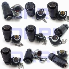 HE20 2 3 4 5 6 7 8 9 10 12 Pin Waterproof Auto Connectors Plug and Socket IP67