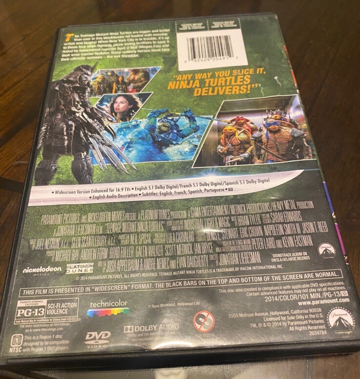 Teenage Mutant Ninja Turtles (2014) (Used) | eBay