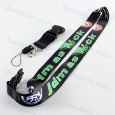 Lanyard Keychain Strap Quick Release 2 Sided Print For Honda Racing Jdm As Fck