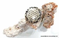 Tourmaline Selenite Orgone Pendant Reiki Crystal Healing EMF protection