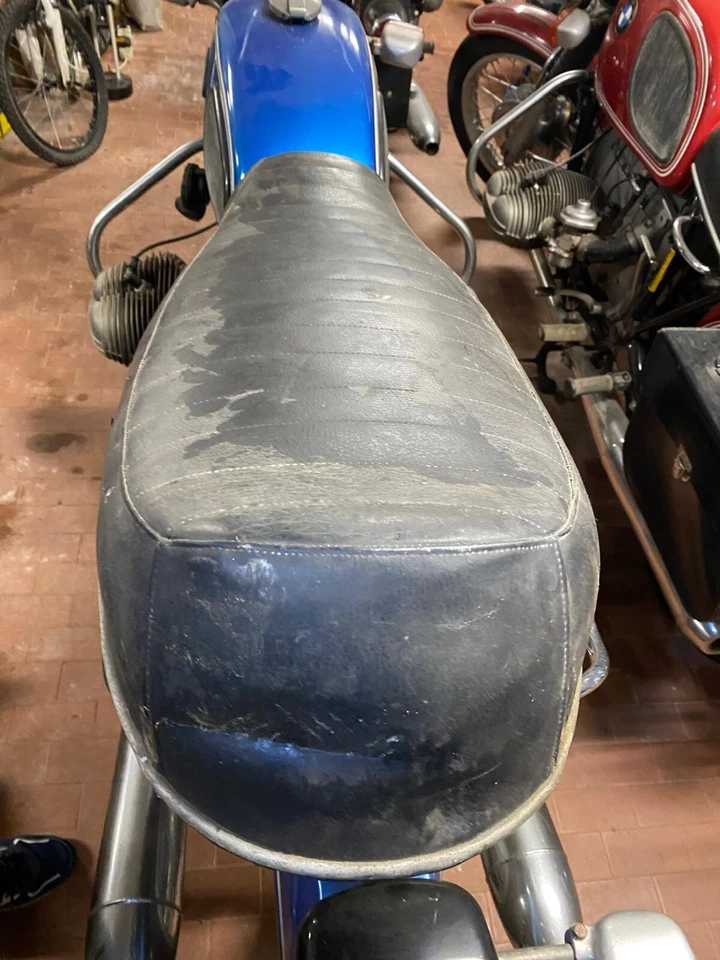 BMW Sitzbank R60/5 R75/5 R50/5 Bj 1969 1973 Kurzarmschwinge Foto 2 de 4