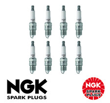 8 x NGK SPARK PLUGS - for Ford Bronco 4WD 4.9L V8 (302 Windsor)