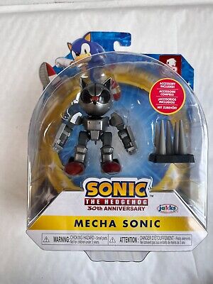 Sonic the Hedgehog 30th Anniversary 4 Mecha Sonic Figure Jakks