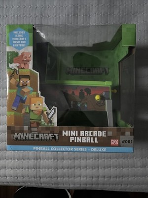Minecraft Mini Arcade Pinball Collector Series Deluxe #001 LED Music Toy  Game3+