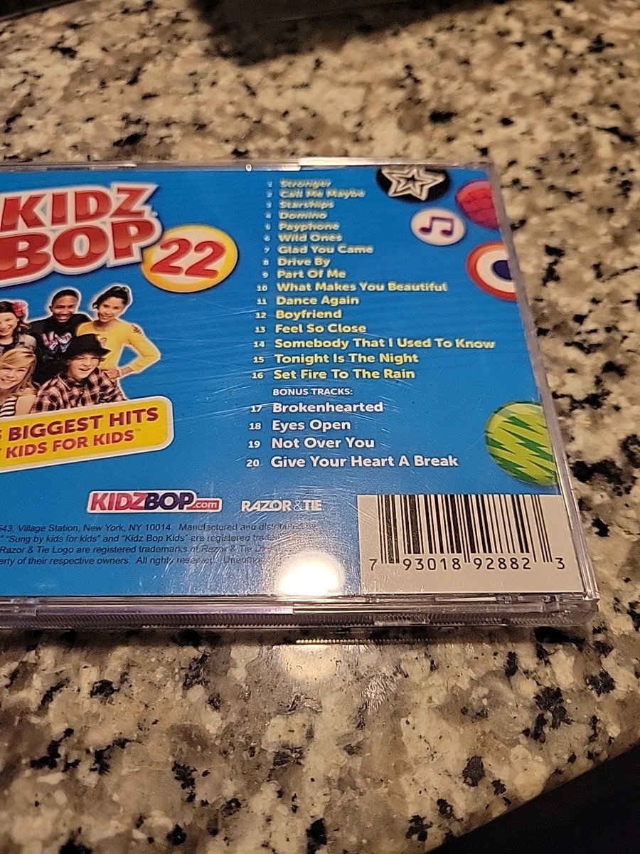 kidsbare bums crakes Kidz Bop 22 - Audio CD By Kidz Bop Kids - VERY GOOD | eBay