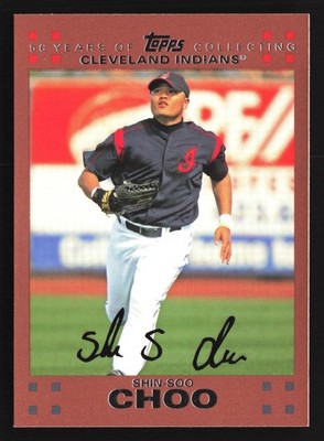 Shin-Soo Choo Cleveland Indians 2007 Topps Copper #343 SN /56