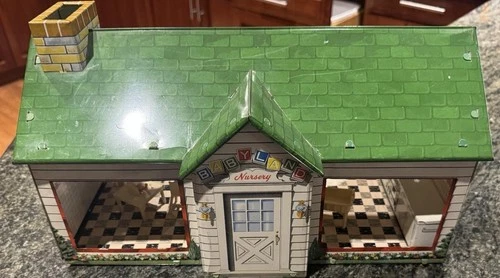 Marx Babyland Tin Lithographed Nursery Hospital Coney Island RARE 1950’s EXC