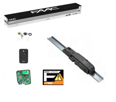 Satz Automatisierung Garage Kippen Faac Solid 230V 10561644 2,7m Mit Kodierer