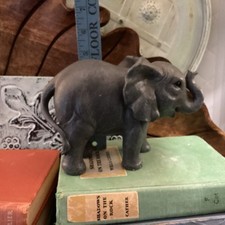 Resin lucky elephant statue Grey Elephant Safari Zoo Stunning Quailty Decor