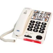 Amplified Big Button Landline Phone for Seniors with Dementia - 26dB Home Pho...
