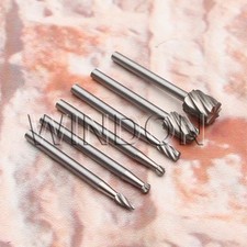 HSS Rotary Multi Tool Burr Routing Router Bit Mill Cutter Attachment for Dremel