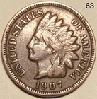 1907 Indian Head Penny Cent
