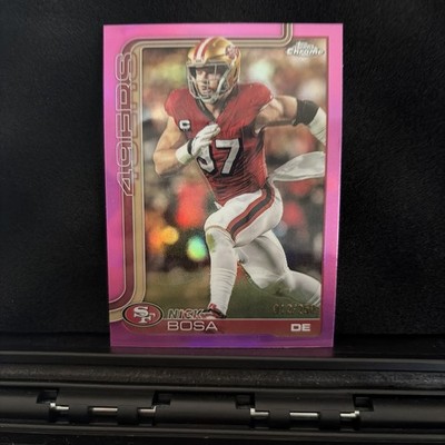 2025 Topps Chrome Nick Bosa #264 Pink Refractor /250