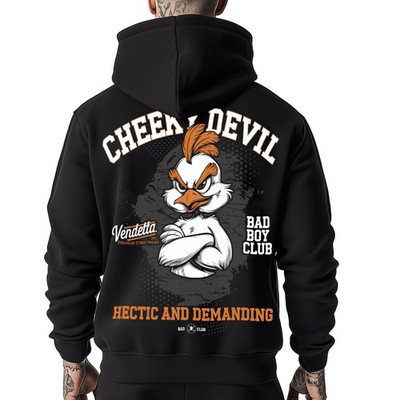Vendetta Inc. Männer Kapuzenpullover Hoodie Bad Boy Club schwarz VD-4069
