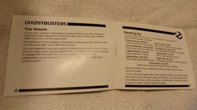 NES GHOSTBUSTERS *INSTRUCTION MANUAL ONLY*