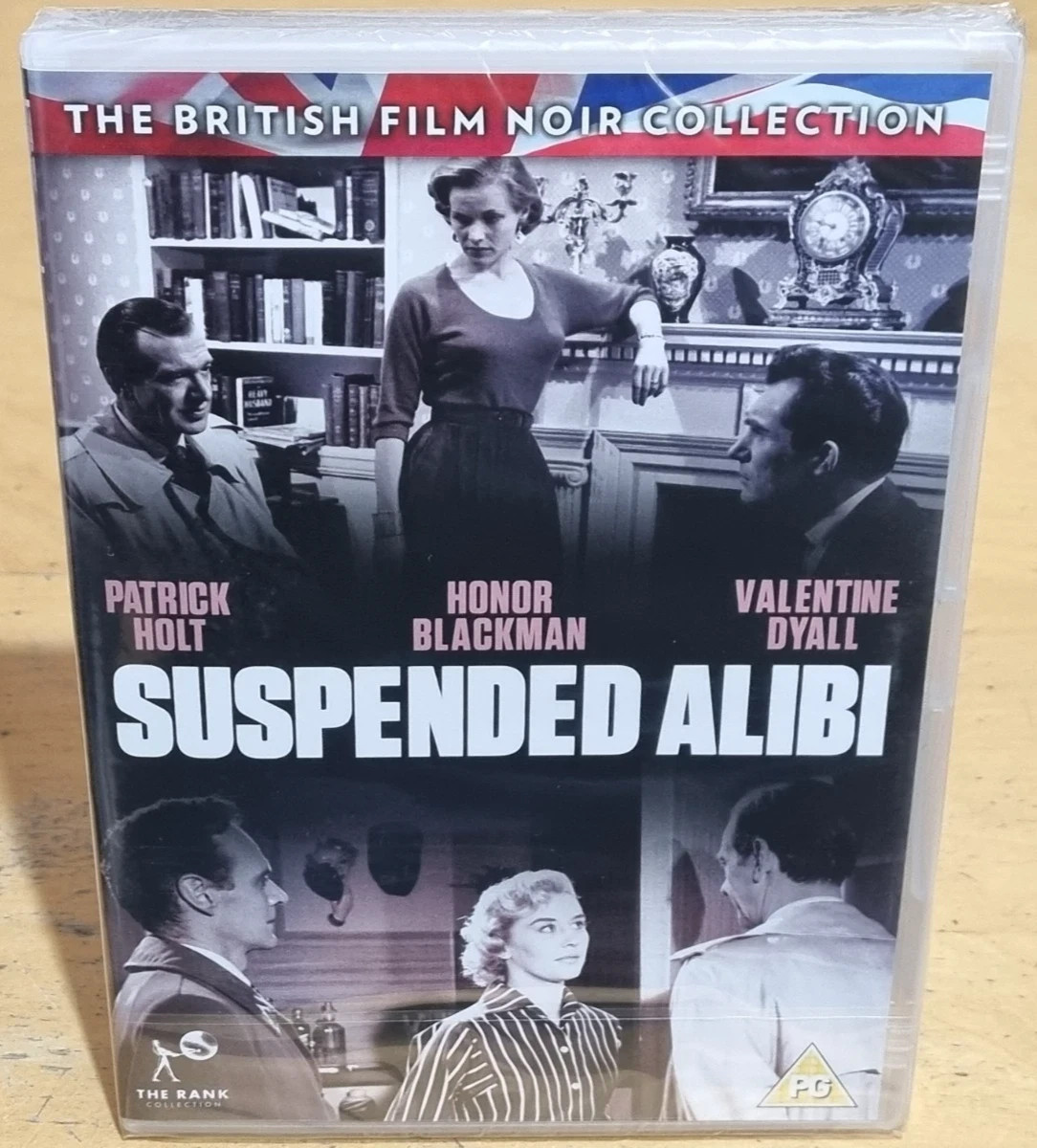 Suspended Alibi DVD Patrick Holt / Honor Blackman / Valentine Dyall New & Sealed