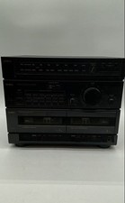 Aiwa CX-33U Black Home Audio Portable Stereo System Cassette CD Player