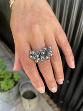 Vintage Swatch Love Explosion Ring - Size 8