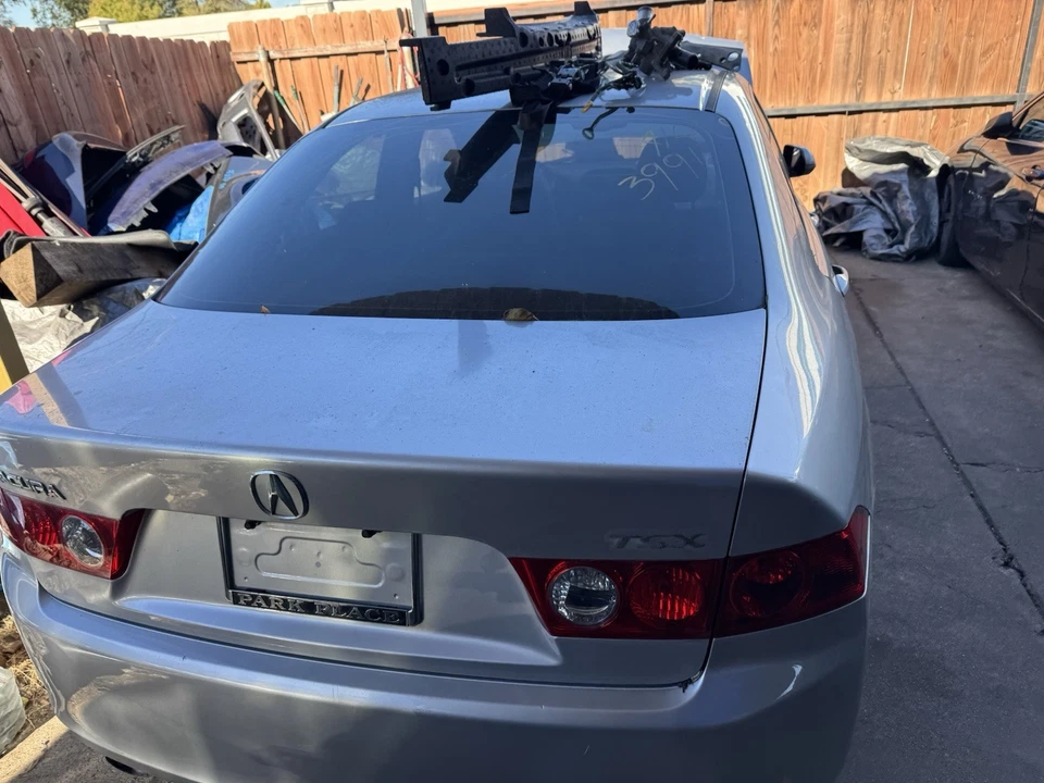 Acura TSX 2004 sedán OEM conjunto de tapa trasera del maletero plata Meteor gran forma 🔥 Foto 3 de 4