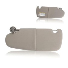 Driver Side Sun Visor Without Sunroof Compatible with Dodge Vehicle Grey Left