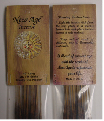 Jasmine Jazz, New Age Incense, 16 Sticks, Buy One Get One Free