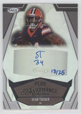 2023 SAGE Low Series Peak Performance Silver /25 Sean Tucker #PKA-ST Auto 0b2
