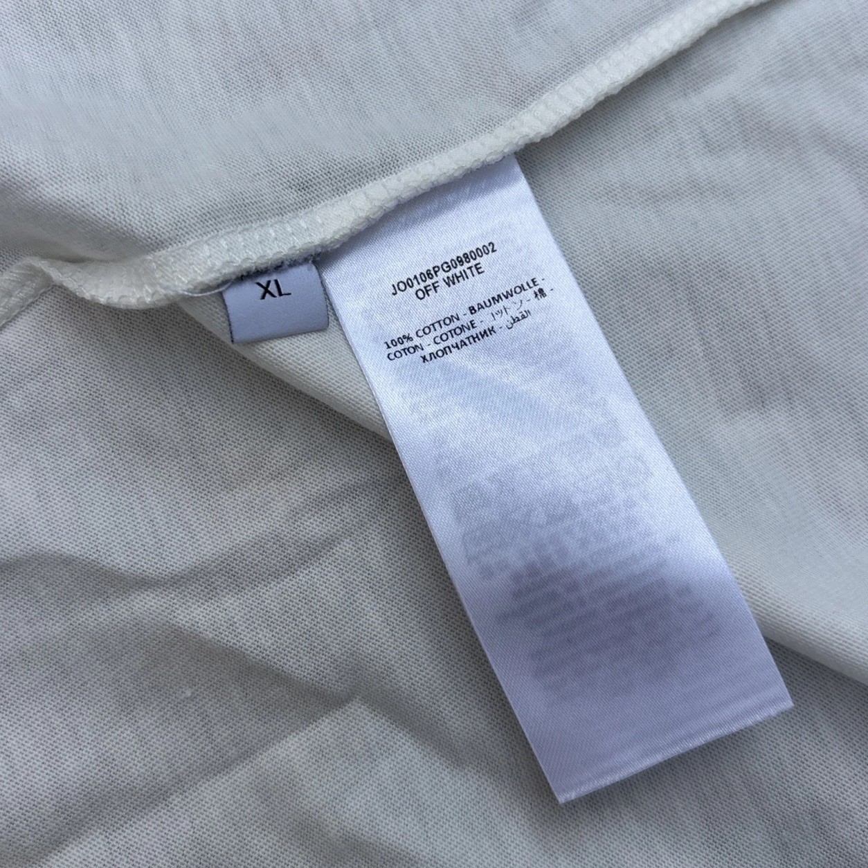 JW Anderson X Tom Of Finland T-Shirt Sz XL Off White READ