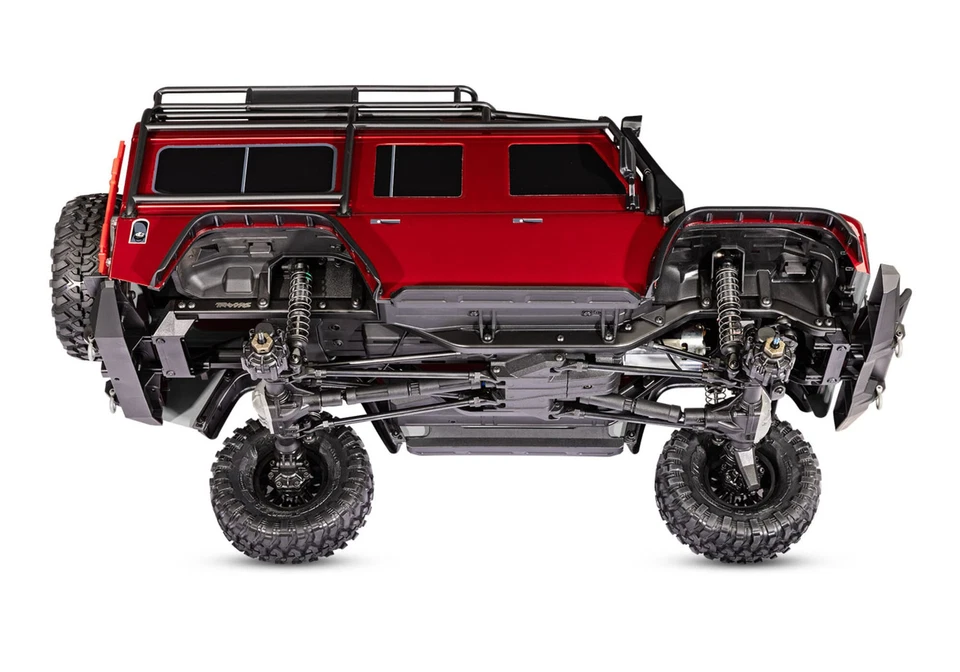TRAXXAS 1/10 TRX-4 Defender Crawler RTR Rot mit TSM & Portalachsen Clipless - Bild 4 von 4