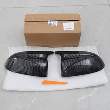 2X Rear Mirror Cover Caps M Style Carbon Fiber For BMW X3 X4 X5 X6 X7 G05 G07 US