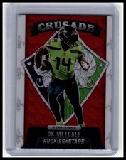 2021 Panini Rookies & Stars #CR-9 DK Metcalf Crusade Red Prizm