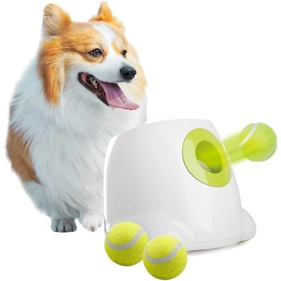 Automatic Dog Ball Launcher: Interactive Fetch Toy for Small to Medium Breeds