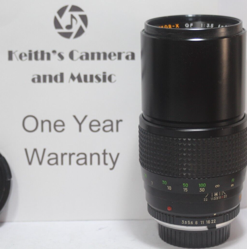 1yrWarranty MINOLTA TELE ROKKOR-QF 200mm f3.5 MD Telephoto Prime
