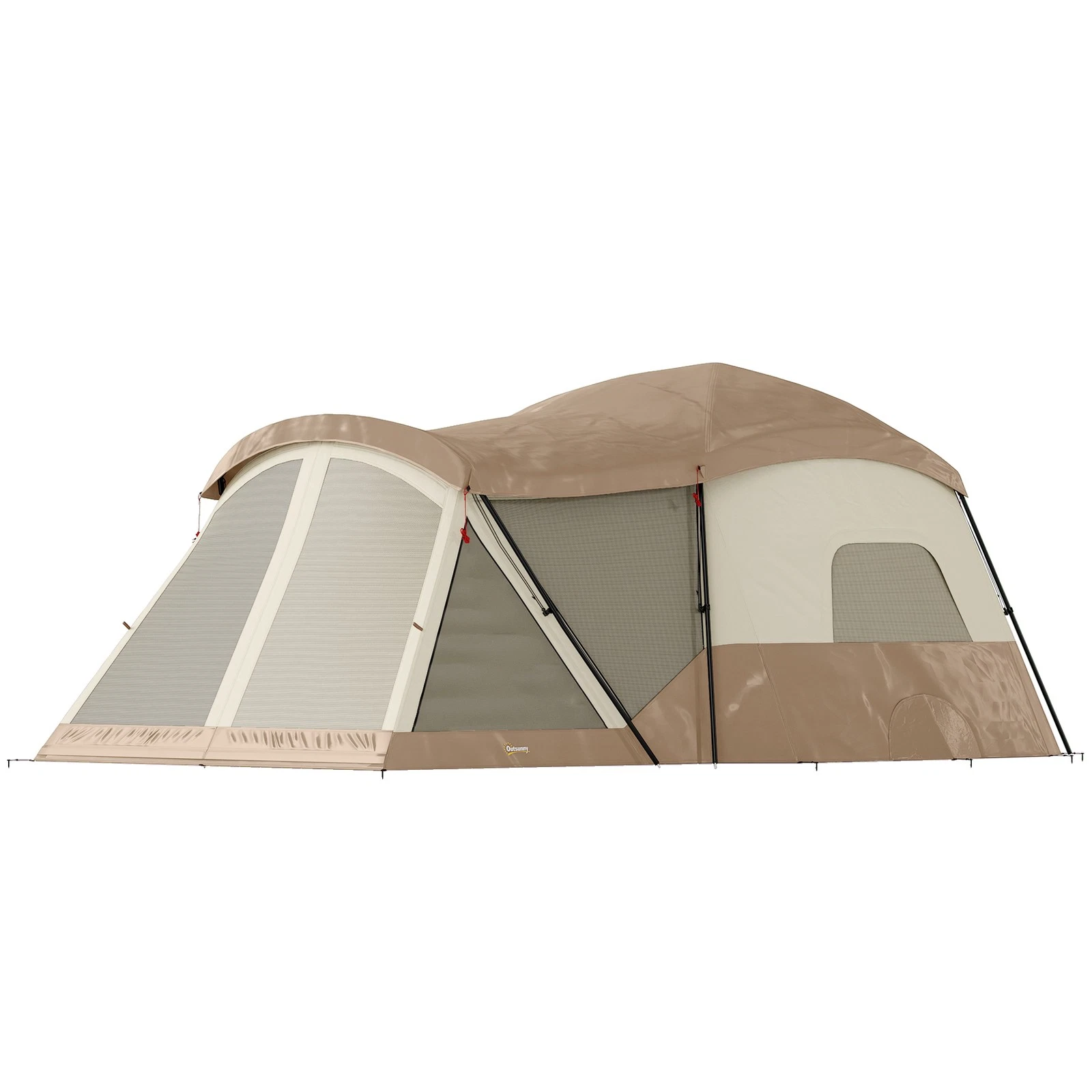 Outsunny Camping Tent Waterproof for 4 Person Brown
Opens in a new window or tab