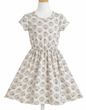 DDS Dot Dot Smile Dress 7 Seashell Ocean Novelty Sea Twirl Jersey Knit Kids Girl